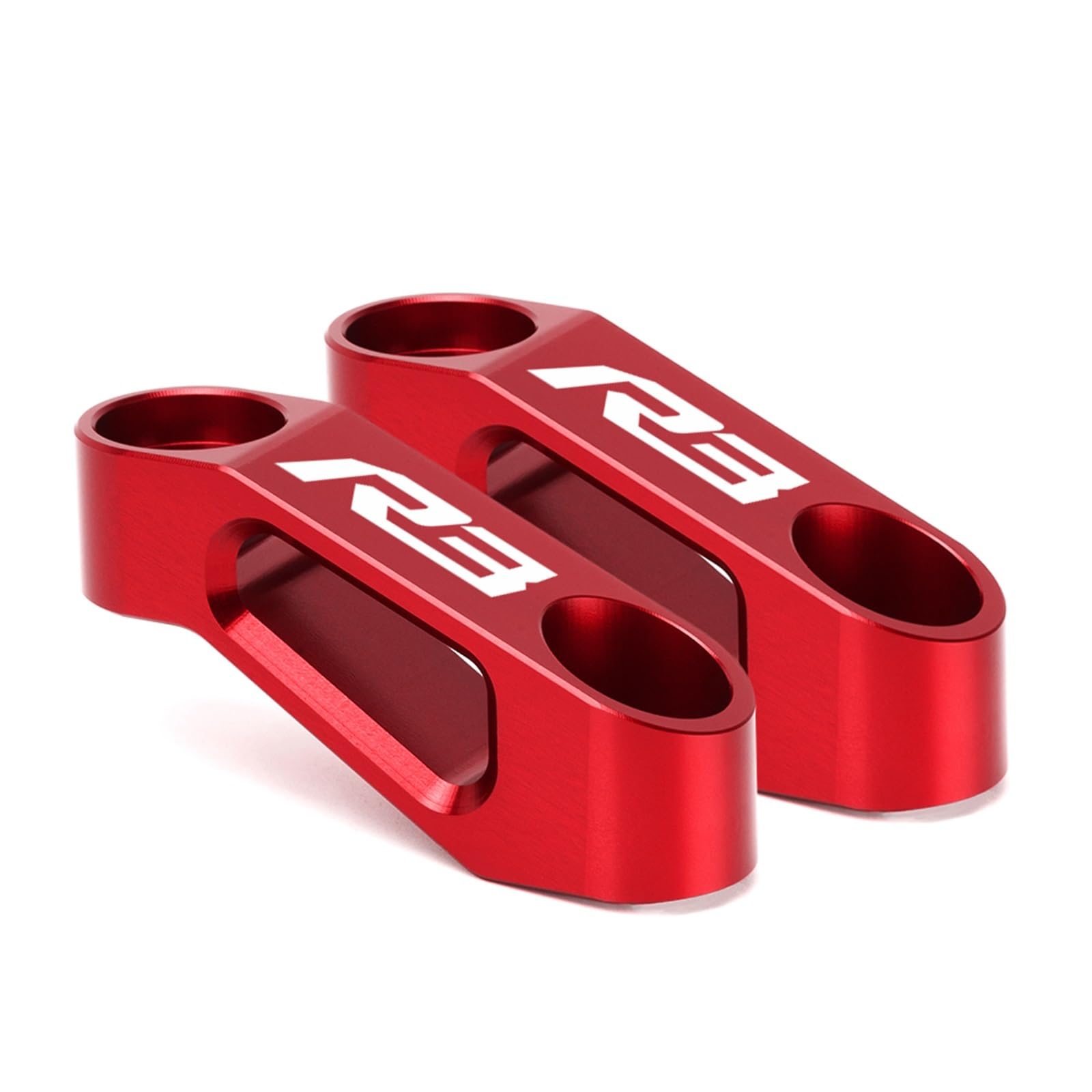 Lusterko ZaśLepki Lustro Przedłużające Riser Dla YH YZF R1 R1M R3 R6 R7 R25 R125 YZF R1 YZF R1 YZF R7 YZFR6 YZF R25 Lusterka Wsteczne Adapter Przedłużający(Red-R3)