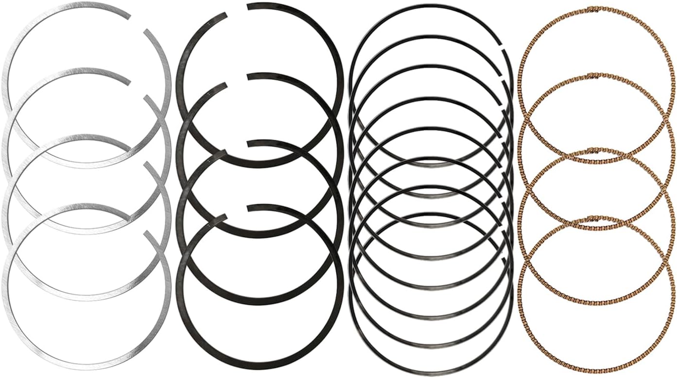 Engine Piston Ring and Main Rod Bearing Kit STD Fits for Kia Forte 1.8L L4 DOHC 16v 2011-2016 230402E000, 23040-2E001, 21020-2E000, 23060-2E110, 23041-2E100