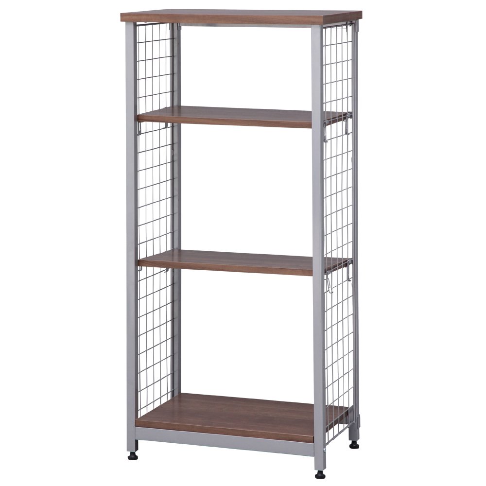 Amazon｜アイリスオーヤマ オープンラック メッシュパネル 4段