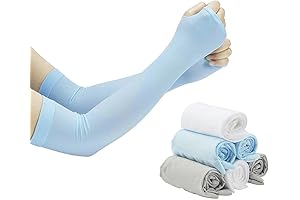 Pamase 6 Pairs Arm Sleeves Cover with UV Protection