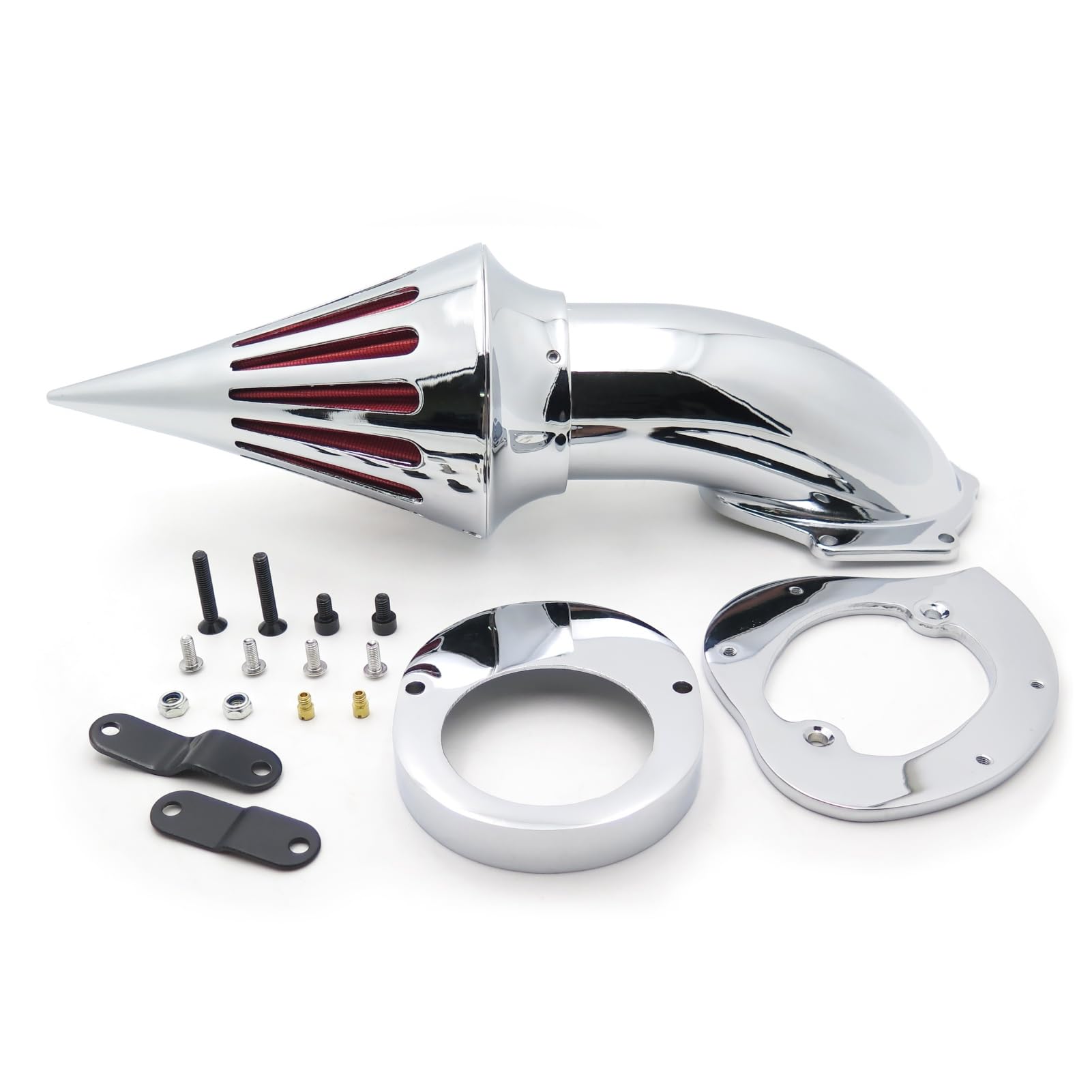 Zestawy filtrów powietrza filtr wlotowy kompatybilny z Yamaha Vstar V-Star 650 wszystkie roczniki 1986-2012 CHROM