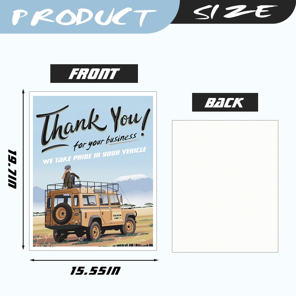 50 Pcs Disposable Paper Floor mats for car Vehicle Kraft Paper Mats Detailing Automotive Covers Protector Style 3 — view 2