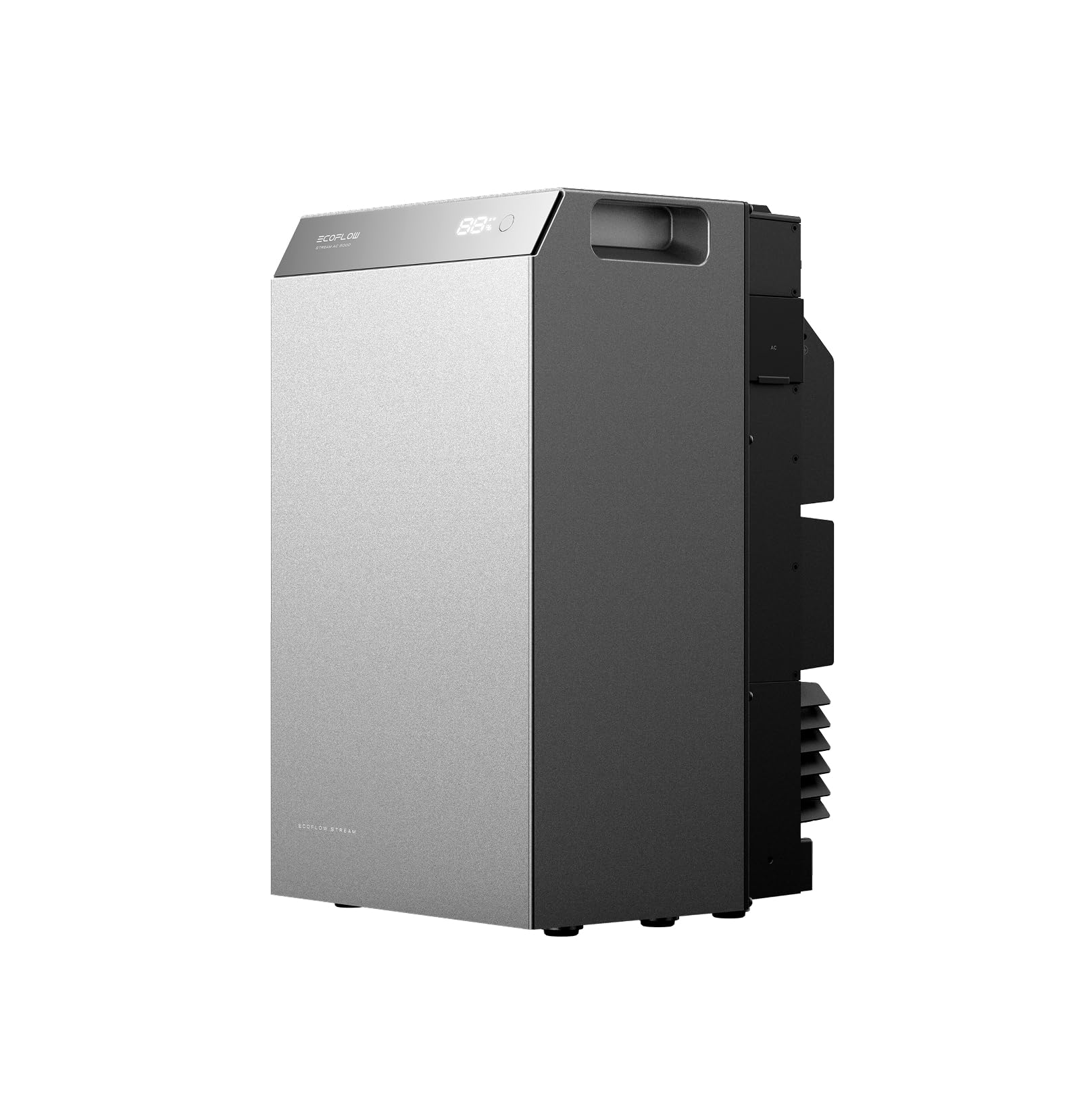 EcoFlow STREAM AC 5000 Balkonkraftwerk mit Speicher 5024 Wh 0% VAT | Solarspeicher Kompatibel mit allen Balkonkraftwerke, 3000 W Ausgangsleistung, erweiterbar bis zu 90 kWh, Energiemanagement