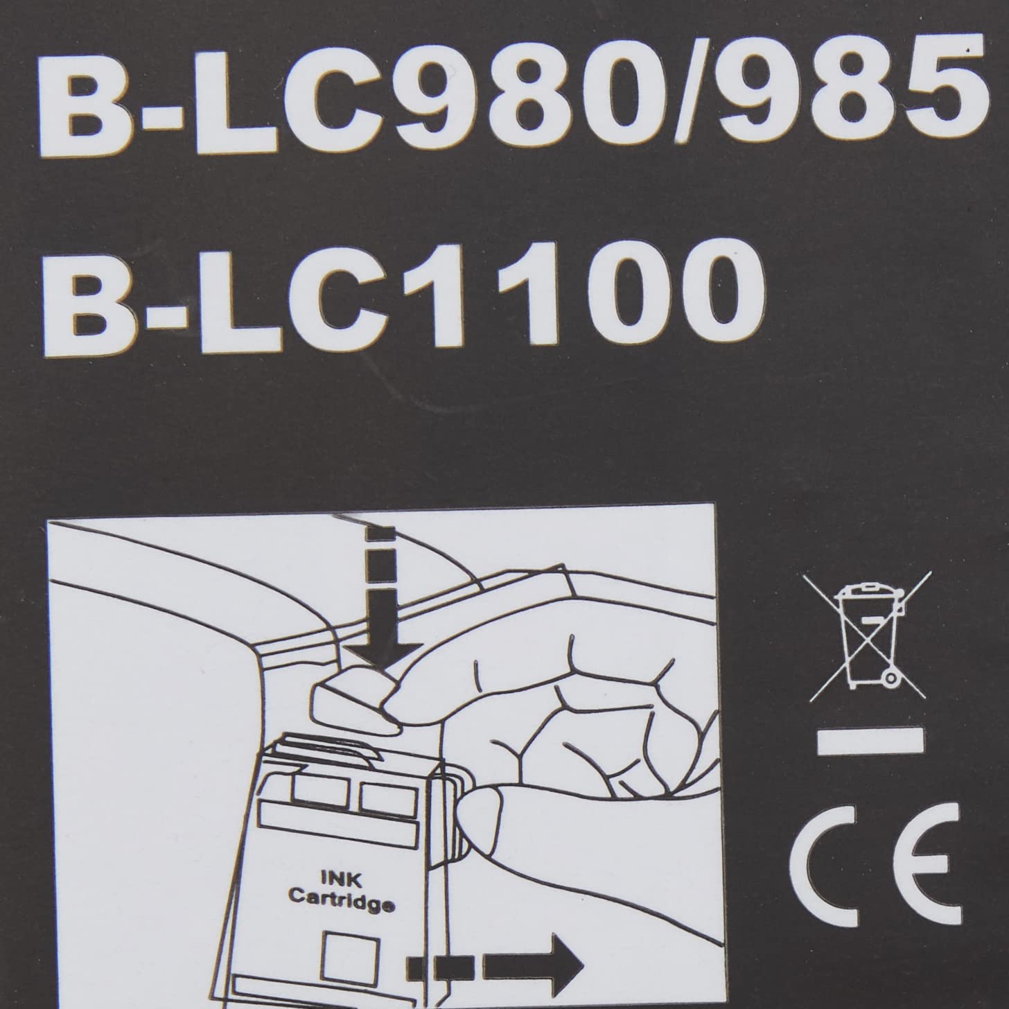 Go Inks Set 4 Cartucce Compatibili Per Brother LC980 E LC1100 - Alta Capacità, Nero, Ciano, Magenta, Giallo, 8 Inchiostri Totali - 3