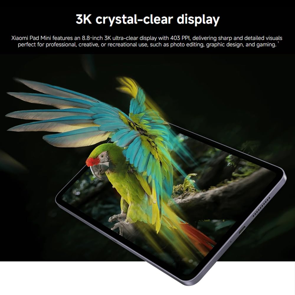 XIAOMI Pad Mini 8GB+256GB - Tablet 8.8 Inches 3K 165Hz, Dimensity