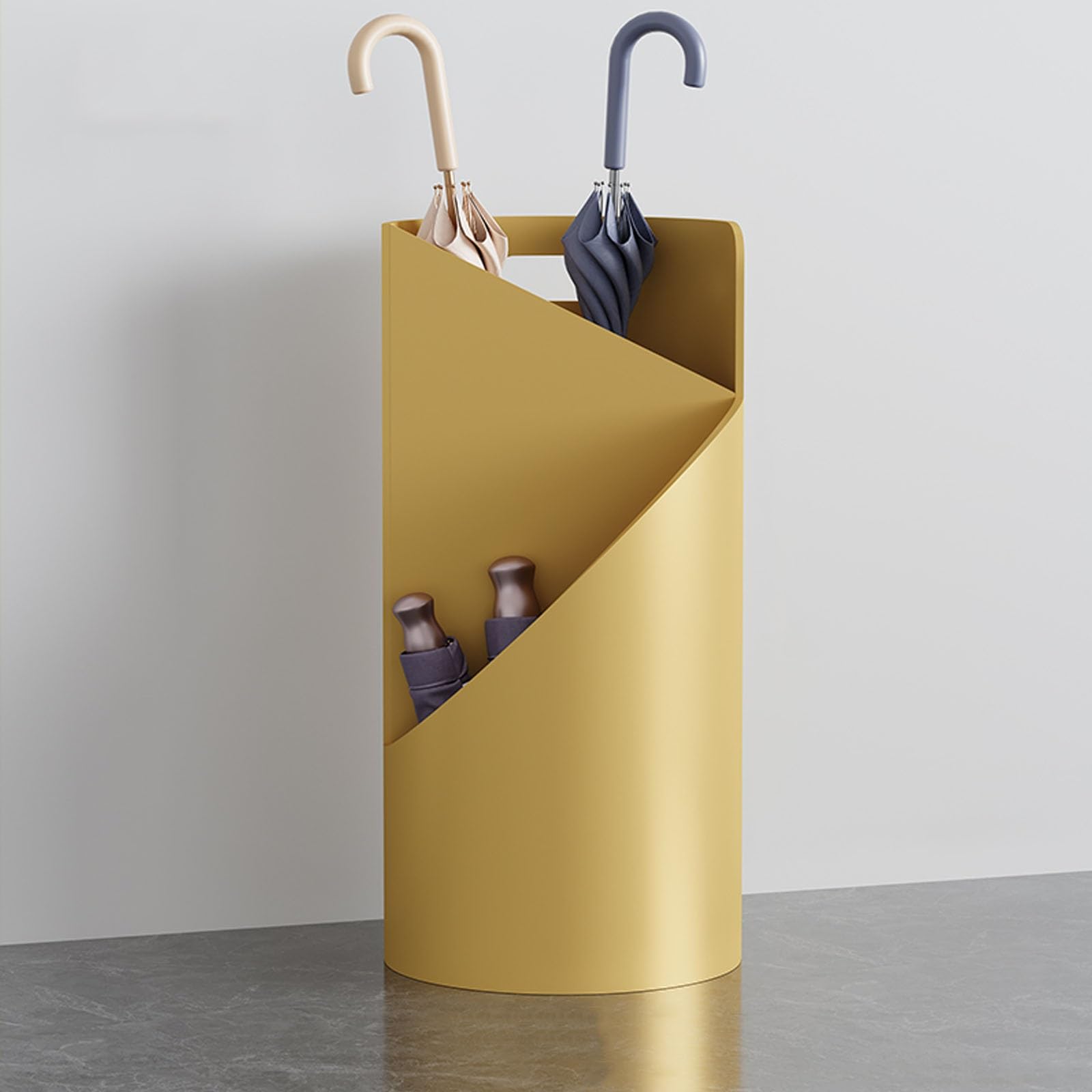 HYLYGFH Double-Layer Indoor Umbrella Stand for Entryway nization - Stylish & Functional Storage Solution for Home, Office, and Hallway - Durable Design for Easy Access