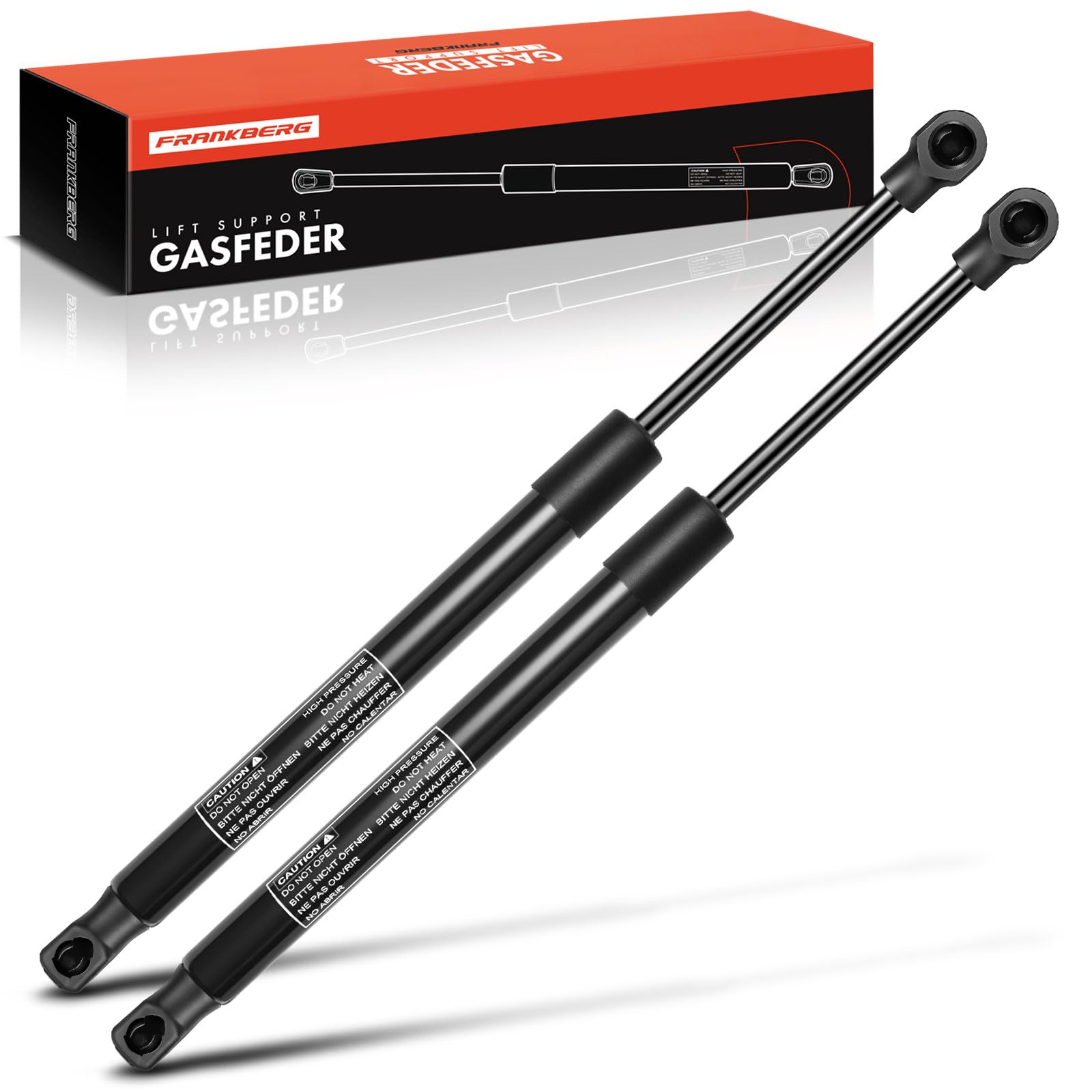 Frankberg 2x Gas Strut Tailgate Left And Right Compatible With C4 I LC_ All Engine Hatchback 2004-2011 Replace# 9647295480