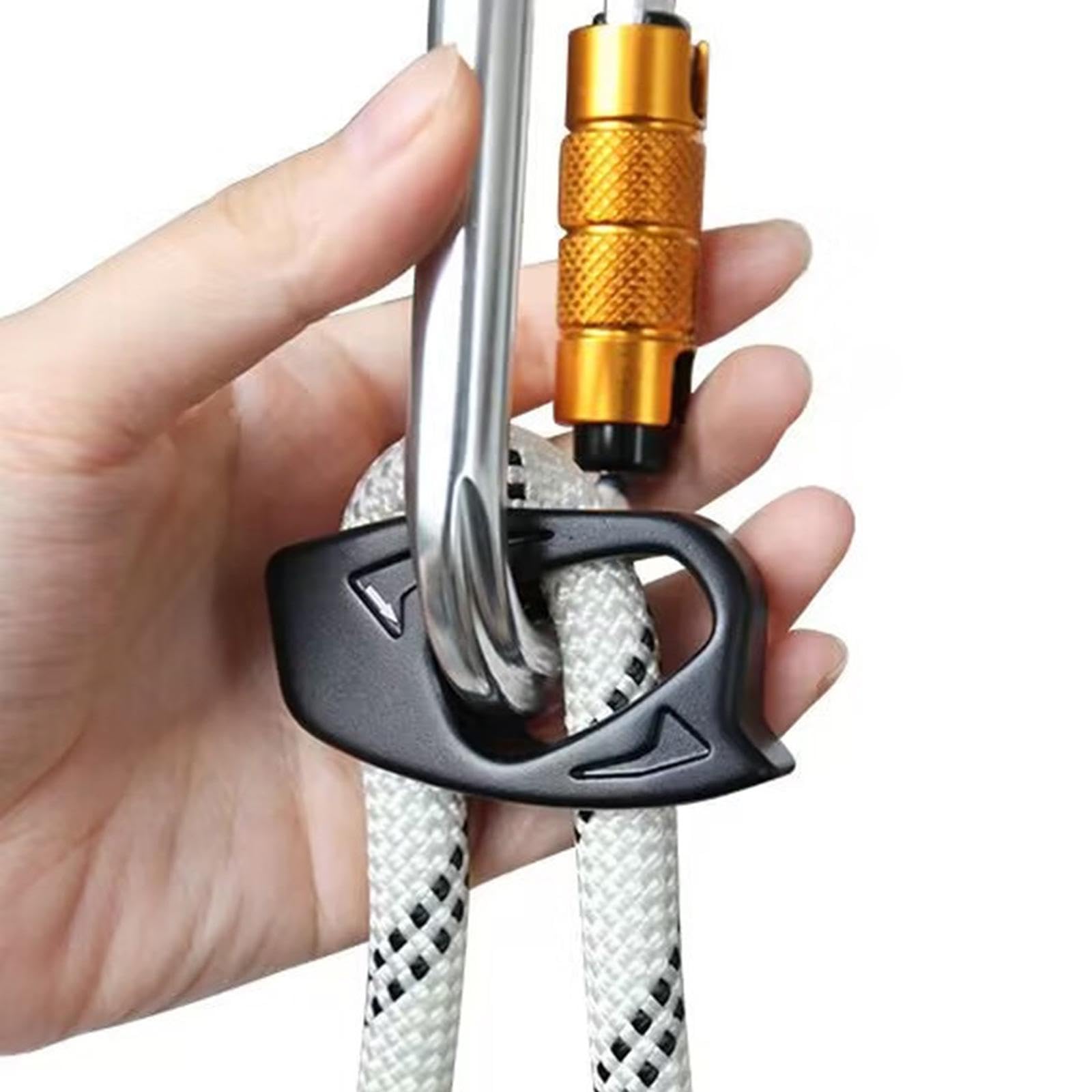 2X Dispositivi Anticaduta per Arrampicata E Assicurazione, 8,9 KN, Leggeri, per Sport all'Aria Aperta, Alpinismo E Arrampicata sugli Alberi.