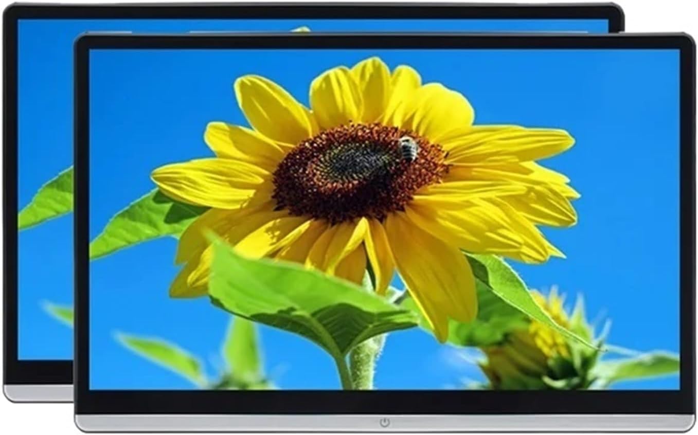 Car Headrest Monitor 13.3/14" 2G+32G/4G+64G/8G+128G IPS Display Touch Screen for Car Rear Seat Player Video Dual (13.3 Inch 4g) (14 Inch 2g)