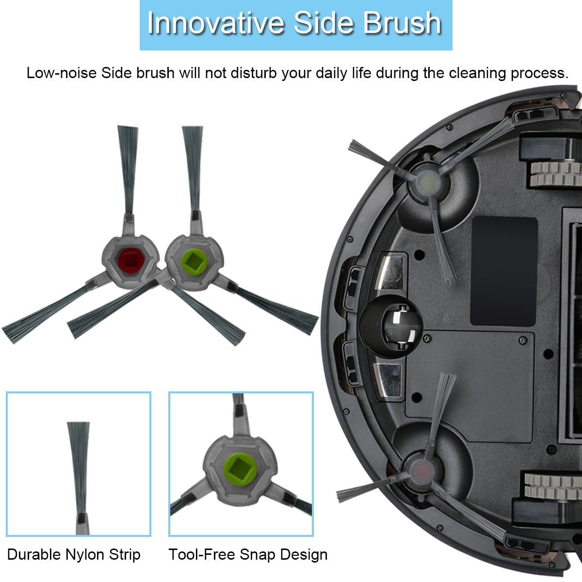ENSEMBLE - Pièces de rechange pour aspirateur Robot Ecovacs Deebot OZMO ENSEMBLE - Pièces de rechange pour aspirateur Robot Ecovacs Deebot OZMO