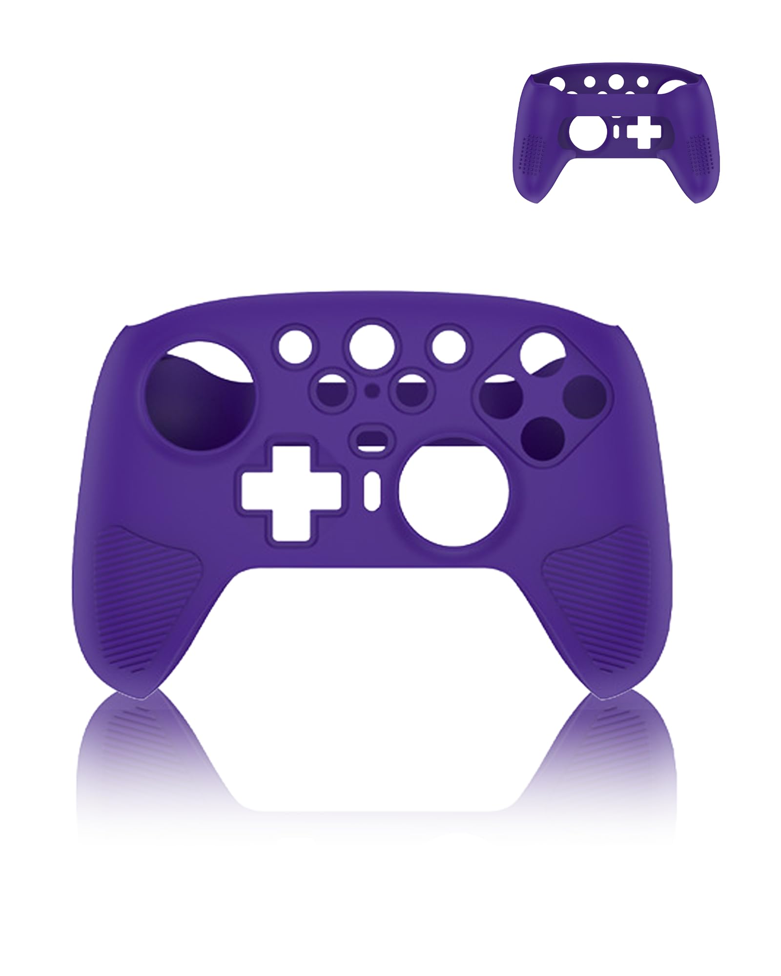 Cover for 8Bitdo Ultimate 2 game controller, yystao Protective Silicone Case compatible with 8Bitdo Ultimate 2, with Enhanced Grip and All - Round Protection,Purple
