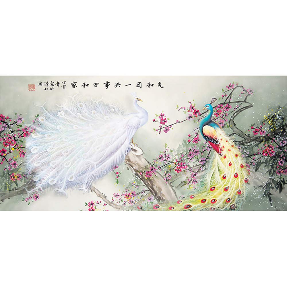 Punto De Cruz, Pavo Real, Moda, Fantasía, C0244