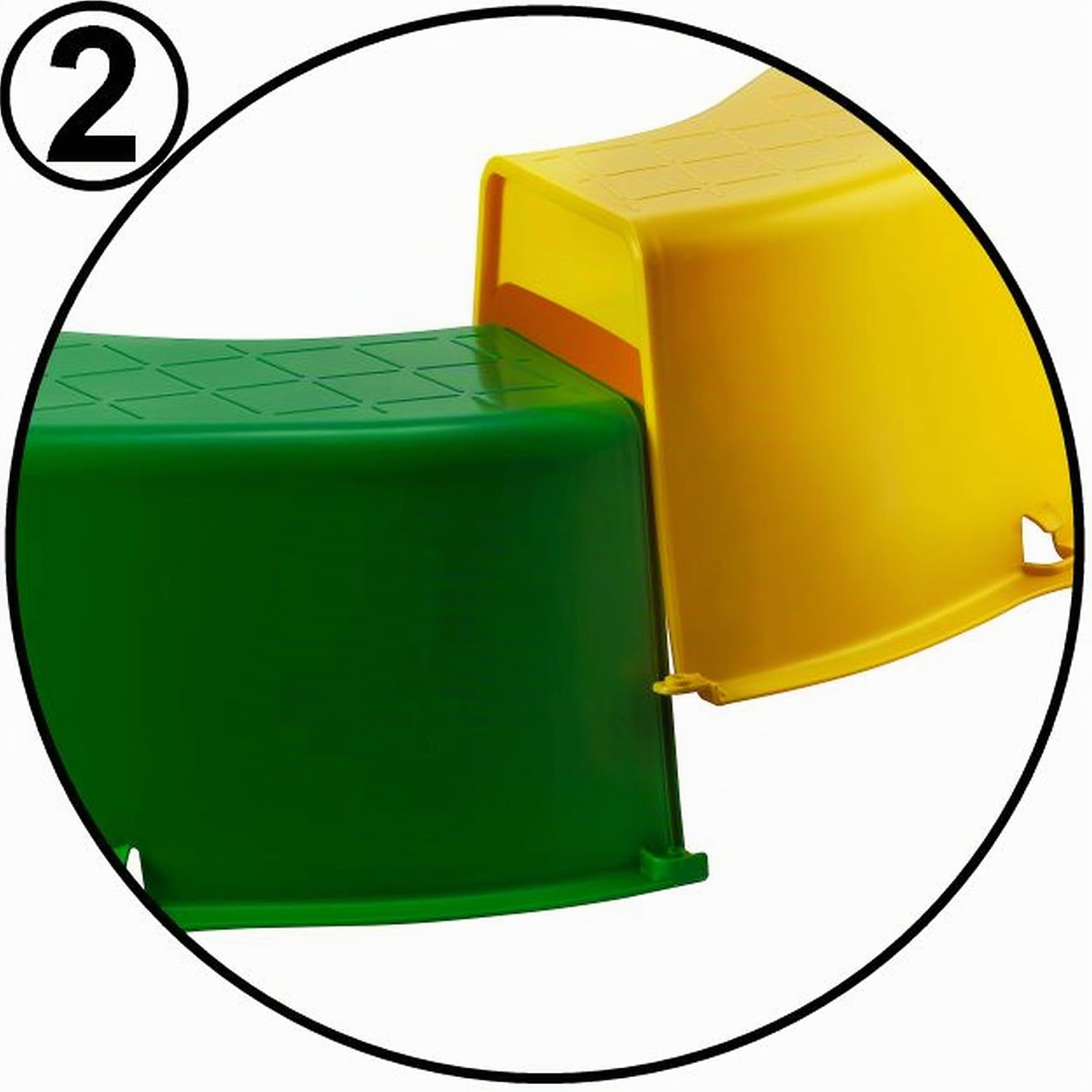 Sandkasten Kunststoff 150x150x20 cm Gelb Blau Buddelkasten Kinder Garten | BURI Sandkasten Made in Germany – stabil, wetterfest und ideal für Garten, Sandspielzeug, Kies und Outdoor-Spielbereiche