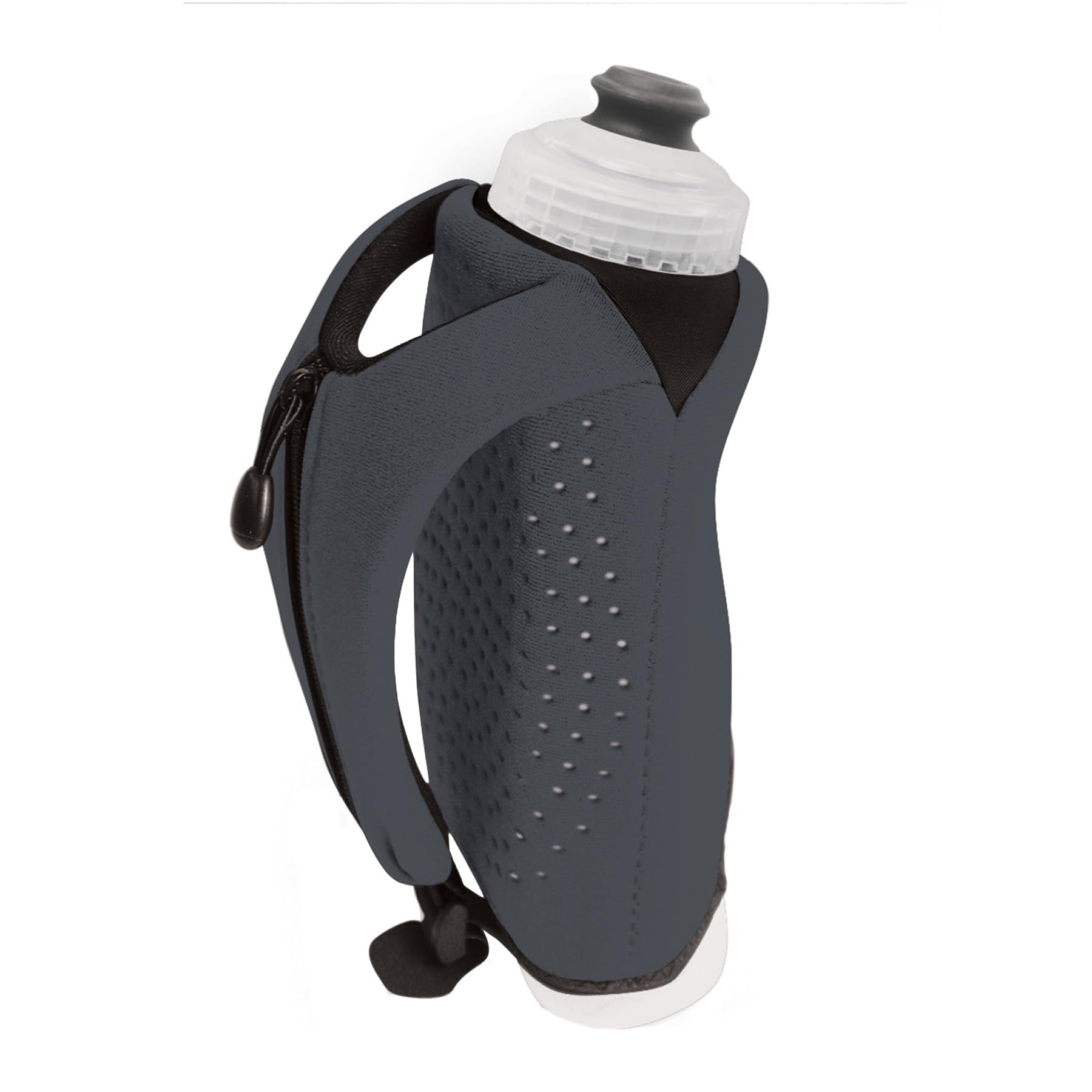 Amphipod Hydraform Ergo-Lite Handheld Water Bottle, BPA-Free Minimalist Insulated Hydration for Ultra-Running & Walking - Charcoal - 10.5 oz