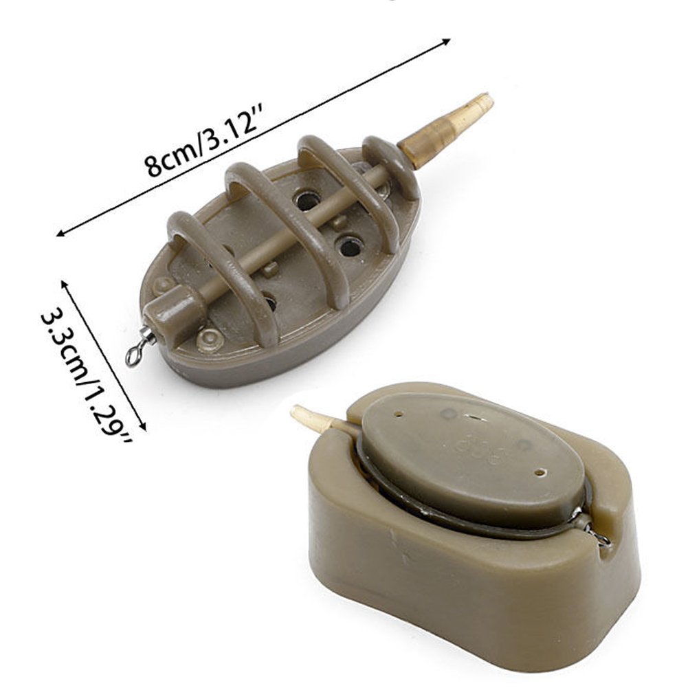 Stampo Per Mangiatoia Affondatore 82g (2,89oz) - FISHING4U Per Method Feeder E Pesca In Fiume - Foto 3