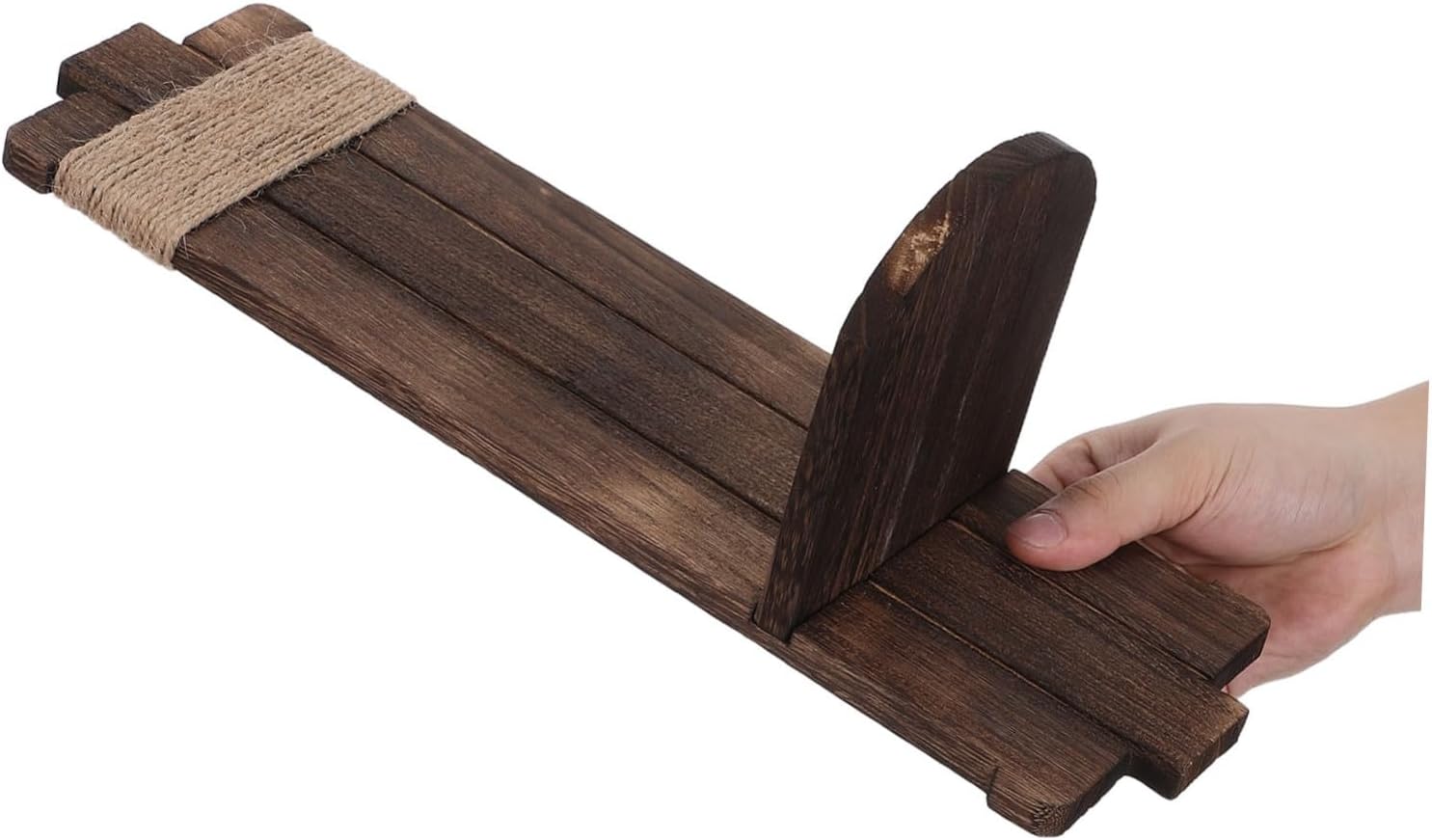 Rustic Wooden Wall Candle Sconce for Living Room Hallways Decor