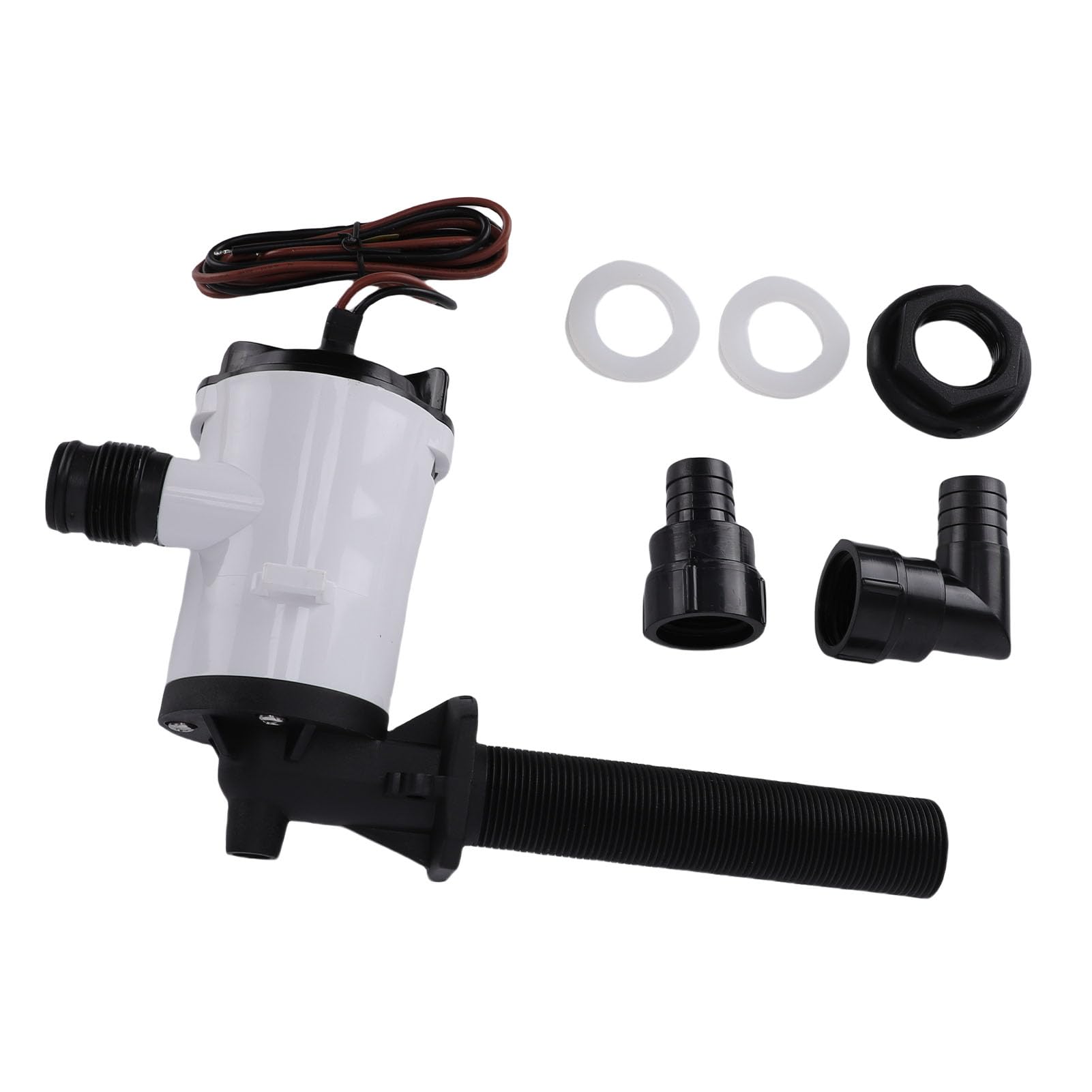 Pompa di Sentina Sommergibile 800 GPH, 4.0A DC Water Pump per | Pompa di sentina sommergibile per barche, pompa aeratore per pozzo del vivo ad alta capacità, uso con acqua dolce e salata,