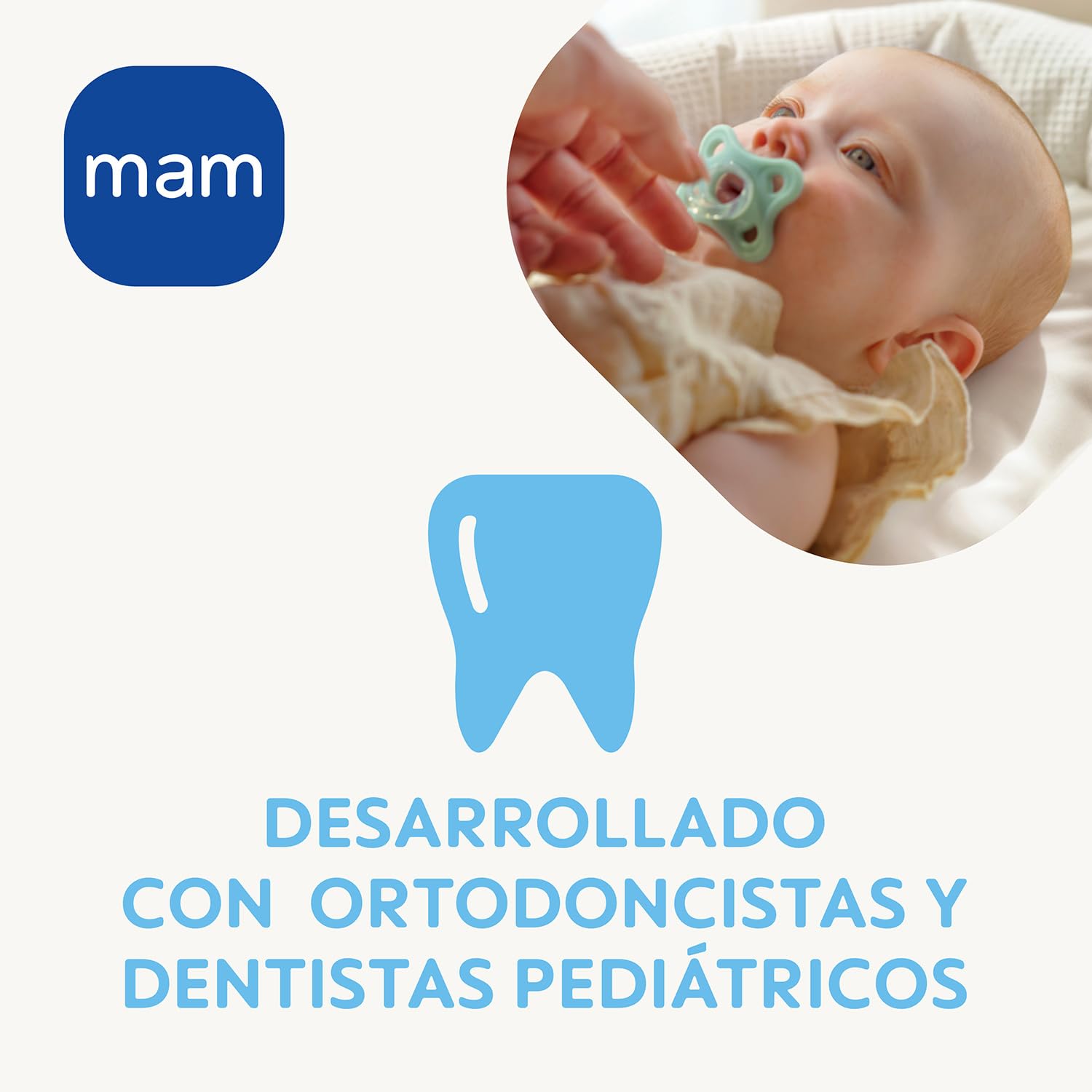 MAM Chupete Todo Silicona, 0-3 Meses, con Tetina Simétrica, Extra Pequeña y Cuello Delgado de Silicona Skin Soft Silicone de Fácil Aceptación, con Caja Autoesterilizadora, MAM Comfort, Rosa, 2uds