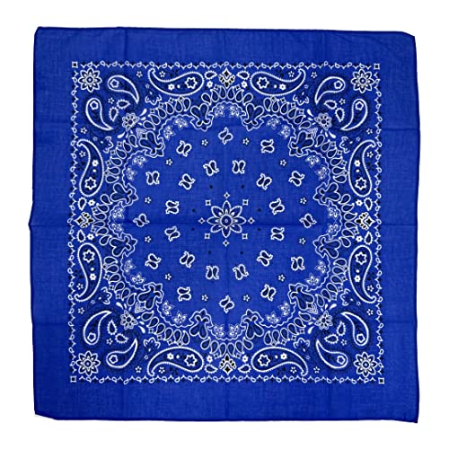Image of Single Pack Bandanas 60s Premium Cotton Soft Thin Handfeel Large Handkerchief for Men and Women