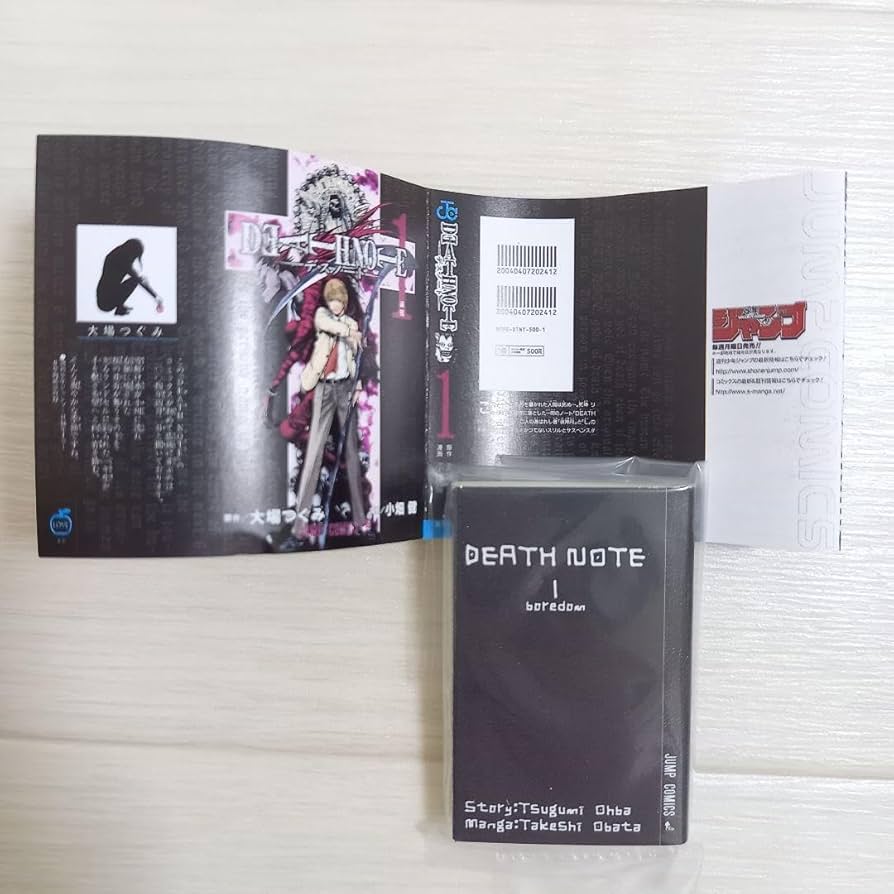 Amazon.co.jp: 豆ガシャ本 DEATH NOTE 1巻 豆本 : おもちゃ
