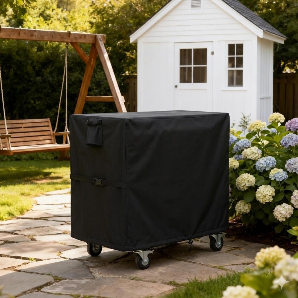 Grill Cover for Charbroil Medallion Series Vista 4 Burner Outdoor Kitchen Griddle, Waterproof Outdoor BBQ Grill Cover - 70 x 23 x 39 Inch