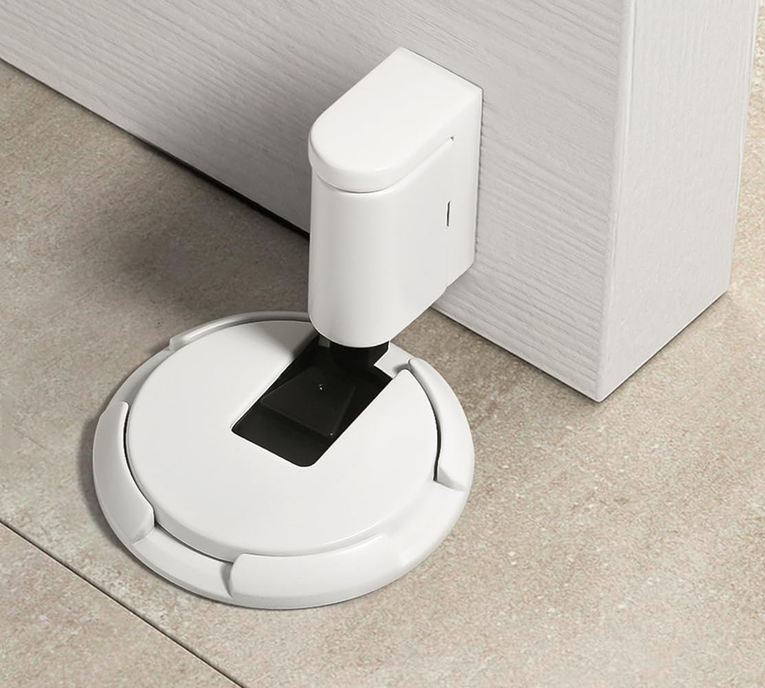 Topes Para Puertas De Aluminio Sumnacon Tope Magnético Resistente Para Puerta, Tope De Puerta De Acero Inoxidable Con Imán Para Suelo De Pared, Soporte Magnético Resistente Con Tope De Puerta Magnético