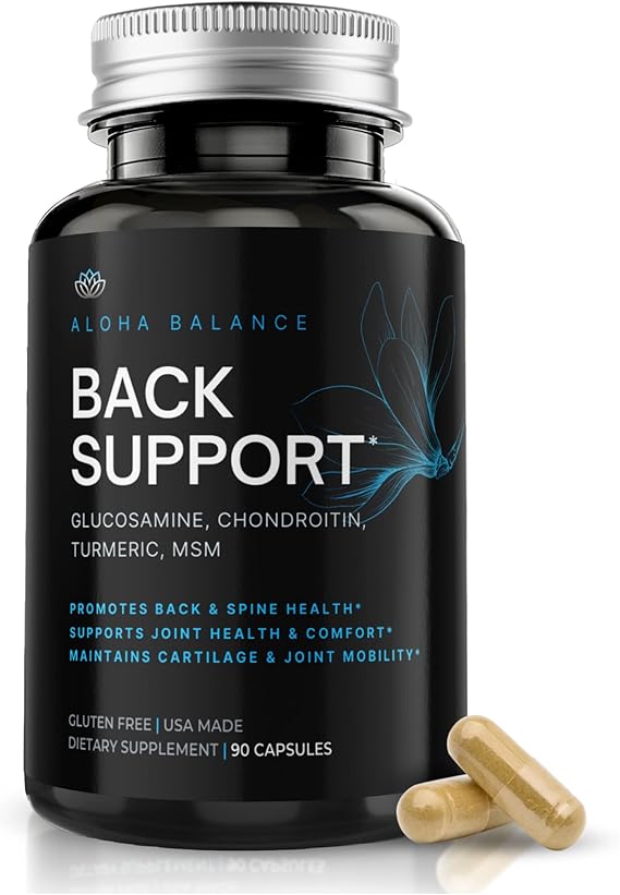 Back Pain Relief Supplement Spine, Herniated Disc and Lower Back Pain