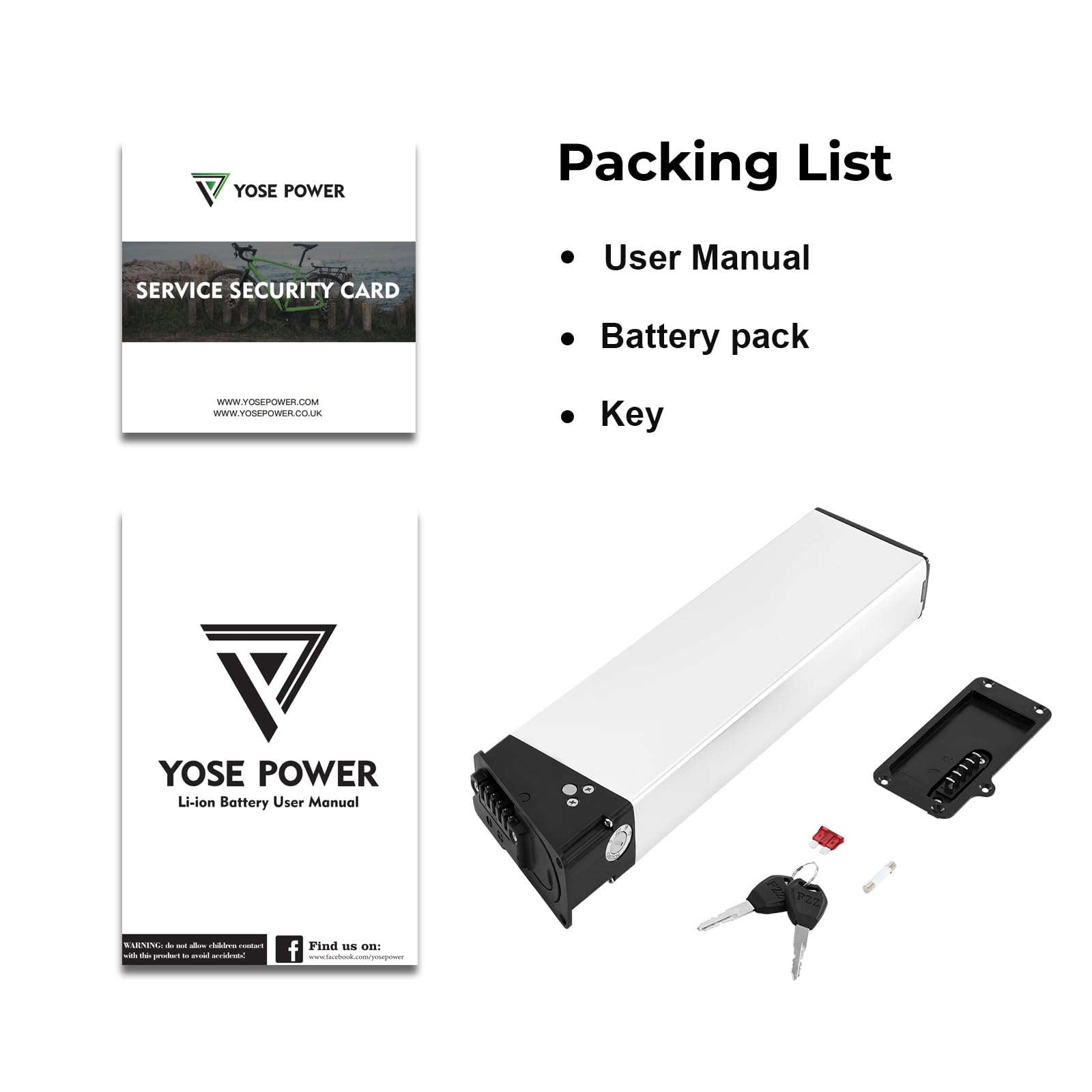 Batterie de Remplacement pour vélos pliants 48V 14,5Ah Batterie intégrée | pour moteur 48V 350W / 500W / 800W, compatible avec Mate X, Engwe Pro 2/EP-2 Pro/Engine X Ebike