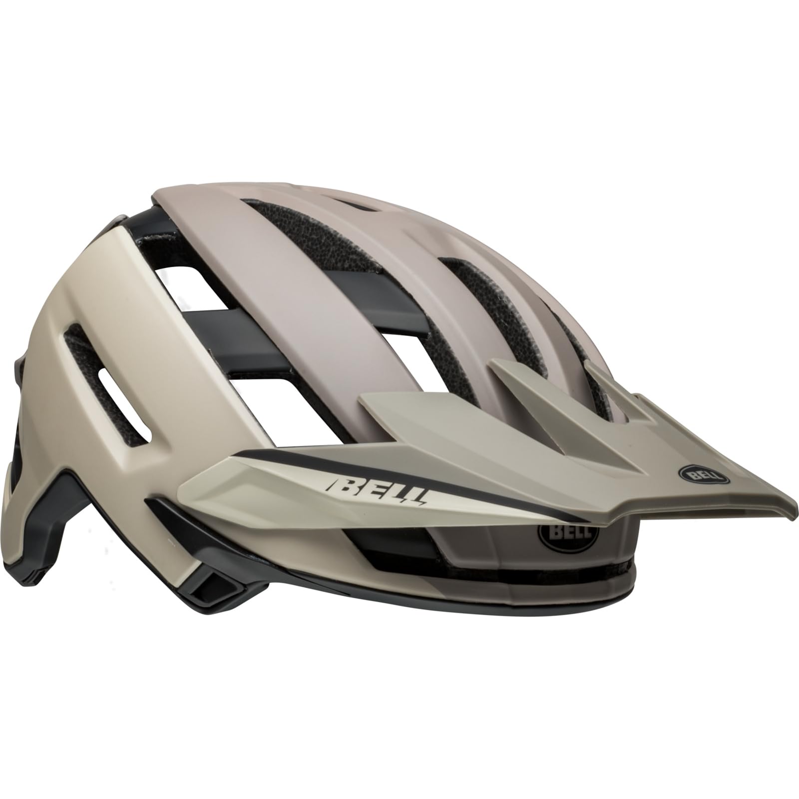 Bell Casco de Bicicleta Unisex Super Air R Spherical para Adultos, Cemento Mate, Gris, M