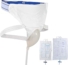 Reusable Urine Bag Male Female Urine Catcher Silicone Urinal Adults Men Women Elderly Pee Bag Urinal with Urine Bags Portable for Travel (Women Type)