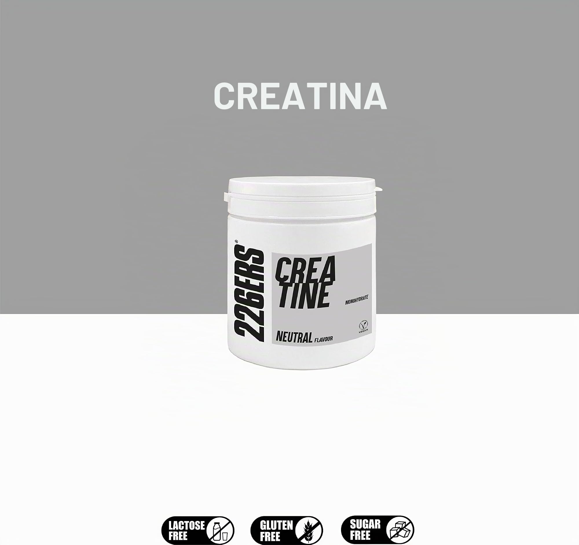 226ERS Creatina Monoidrata in Polvere | Integratore Sportivo per Recupero Muscolare in Polvere, Vegano, Gusto Neutro - 300 gr (Confezione da 2)