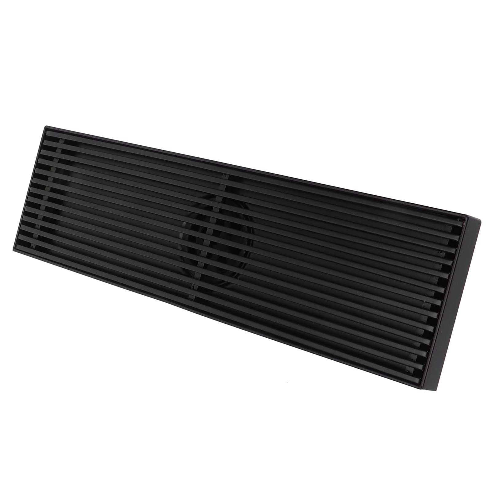 Desagüe Lineal para Ducha con Tapa extraíble, desagüe de Piso para baño en Acero Inoxidable 304 Color Negro Mate, desagüe Lineal Moderno de 30 cm para Cuarto de Ducha con Filtro