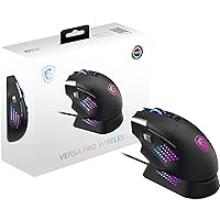 MSI VERSA PRO WIRELESS + MOUSE DOCK PRO Mouse Gaming – Dock di ricarica