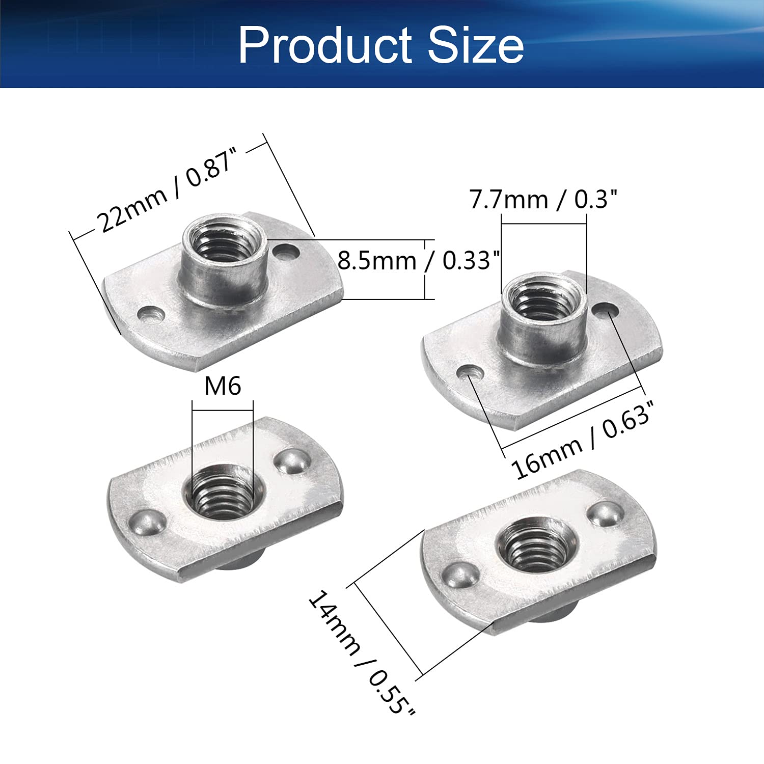 ACEDS 57763 0.31-18 in. USS Stop Nut