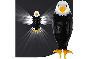 Luminous Eagle Wall Lamp: Illuminate Your Space with American Pride