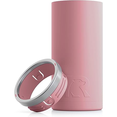 Artic Cooler Slim Can Cooler for 12oz Cans in Dusty Rose