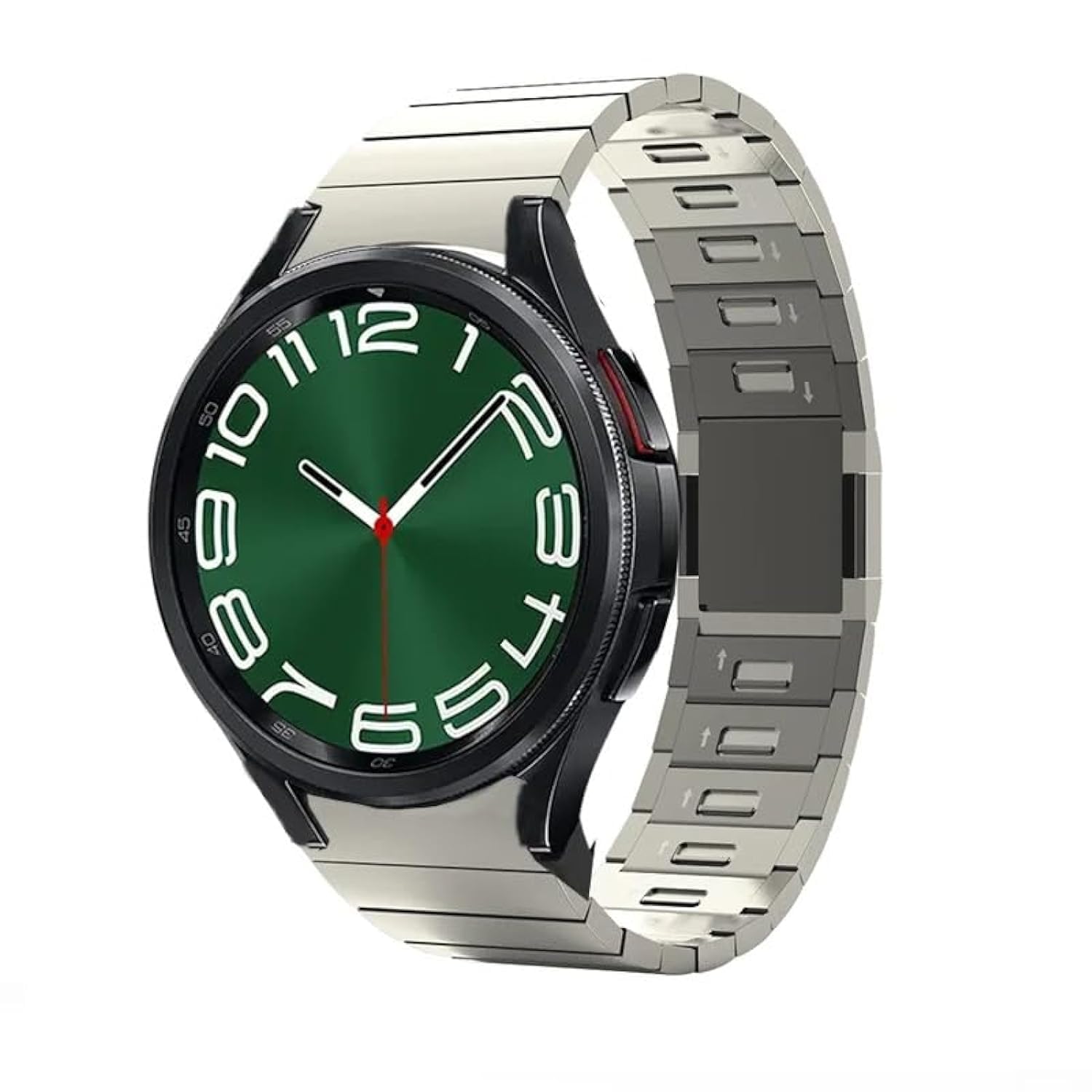 Dado No tool required Quick Release Adjustable Stainless Steel Band Compatible with Samsung Galaxy Watch 6 Classic 47/43mm | 5 Pro 45mm | 4 Classic 46/42mm | Watch 6/5/4 44/40mm