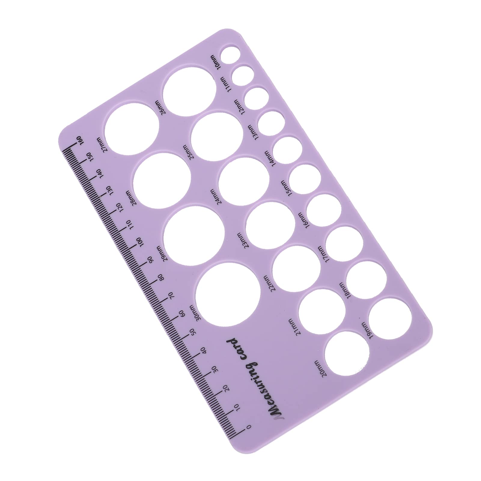 Outil de Mesure de la Bride de Mamelon en Silicone pour le Support D'allaitement Maternel de Pompe à Lait 1,5 M de Ruban Souple (Violet)