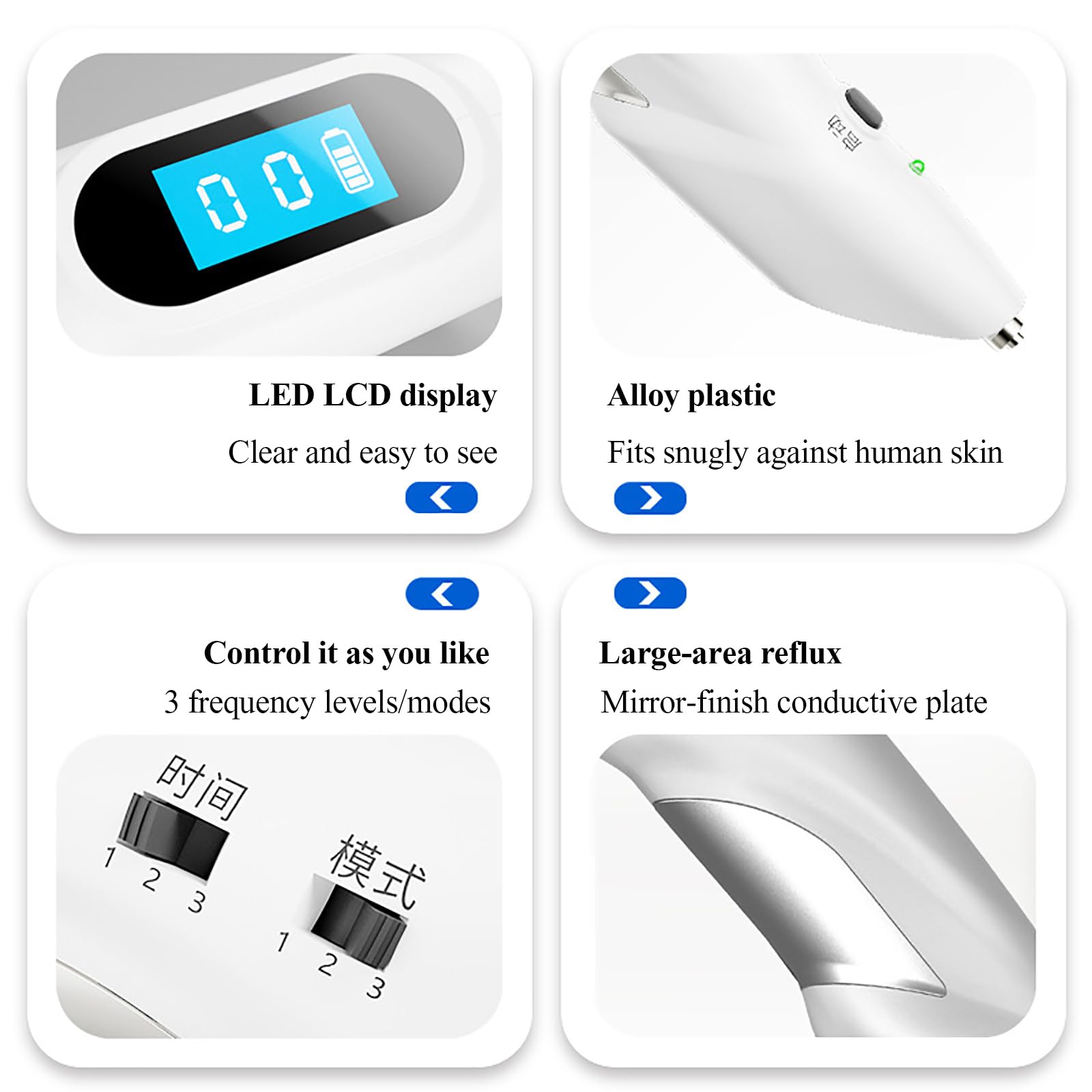 Puntero De Meridianos Eléctrico, Bolígrafo De Acupuntura para Meridianos, 3 Modos Y Frecuencias, 20 Niveles De Intensidad, Pantalla De Cristal Líquido
