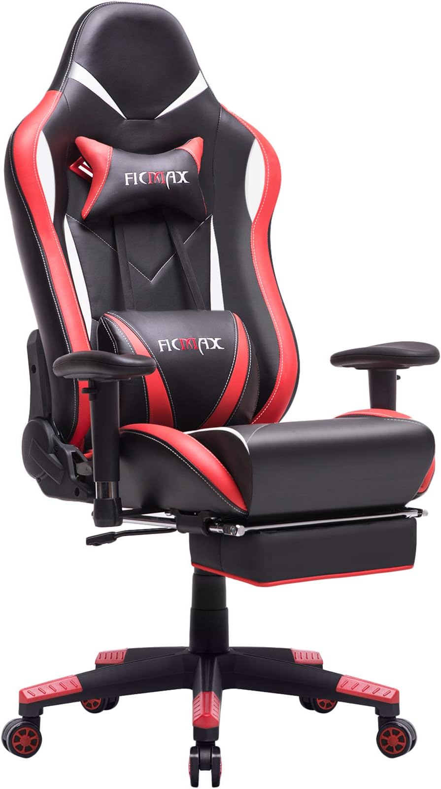 Gaming Chair Ergonomic Computer Gaming Chair with Footrest, High Back Gamer Chair for E-Sport, Reclining Gaming Desk Chair, Large Size Home Office Chair with Headrest and Lumbar Support