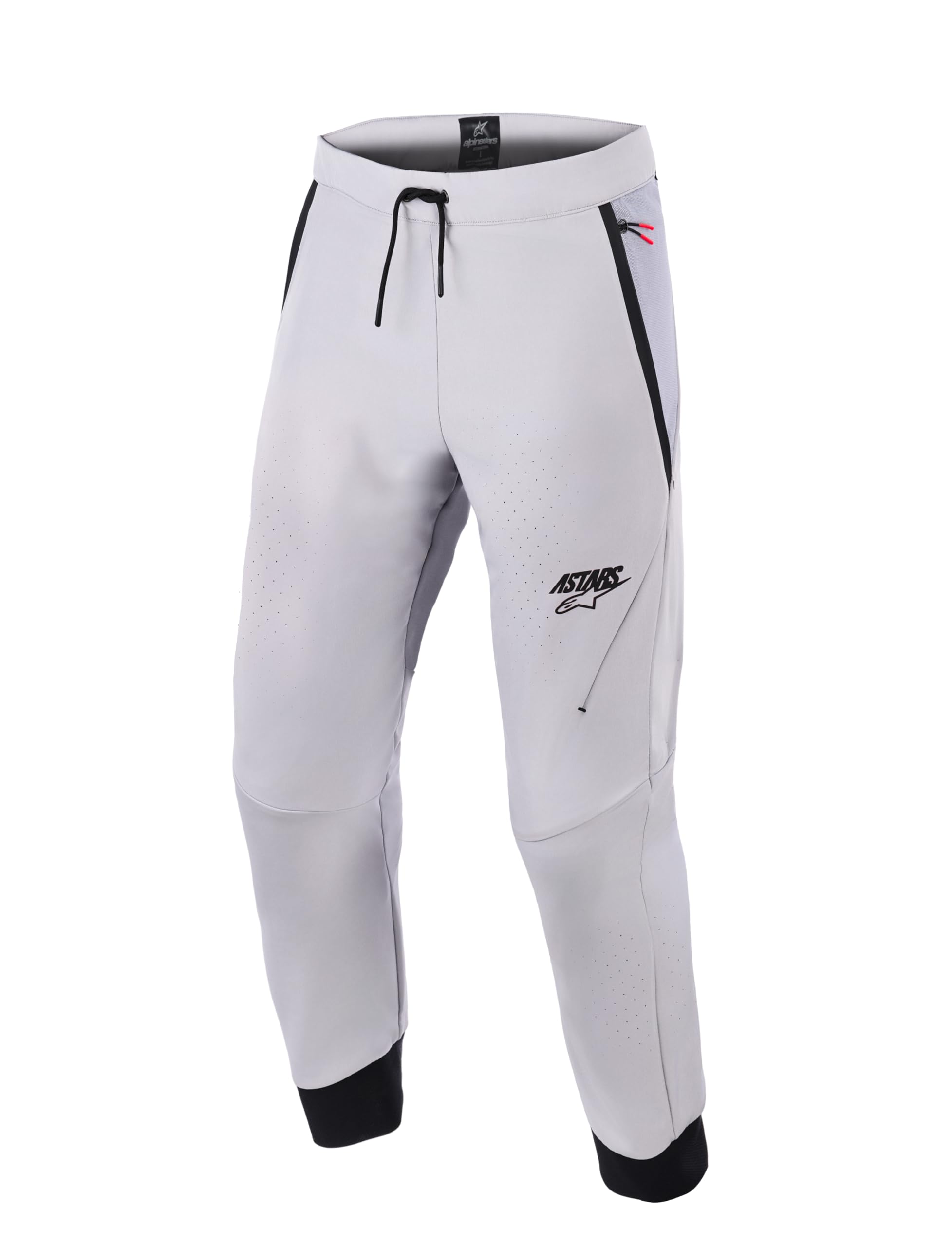 Alpinestars Aeroshell Airflow Pantaloni tessili per motociclette, grigio, S