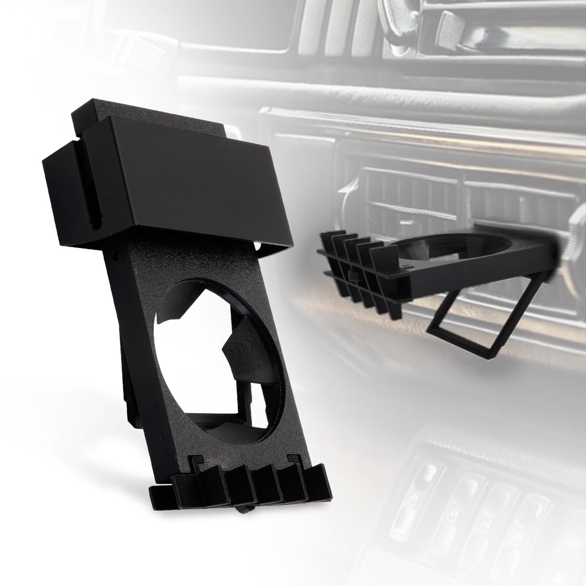 Portabicchieri per VW Golf 2 Mk2/VW Jetta 2, con inserto retrattile per bocchetta dell'aria, per varie lattine di bevande, tazze da caffè