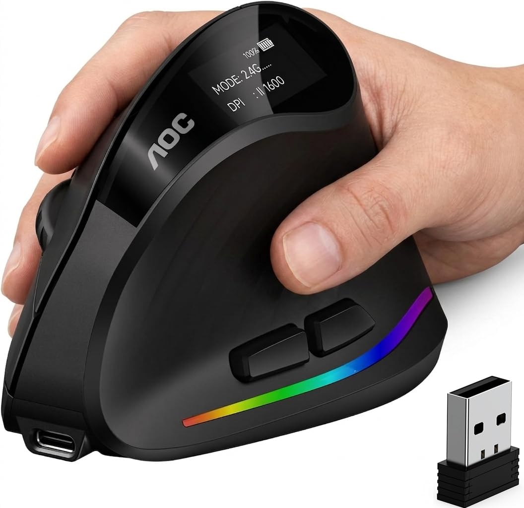 AOC 2.4GHz Ergonomic Mouse