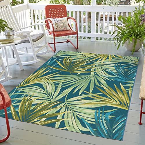 quick-dry-leaf-pattern-outdoor-rug-for-patio-backyard-rv-swimming
