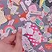Scrapbook Stickers,80pcs Cardstock Stickers Love Stickers Decorative Masking Stickers for Personalize Laptop Scrapbook Daily Planner and Crafts