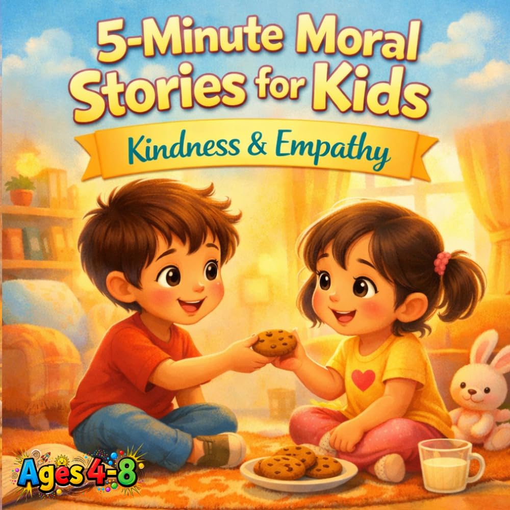 5-Minute Moral Stories for Kids: Kindness & Empathy: Short Bedtime Stories to Teach Compassion, Sharing and Understanding (Children Stories)