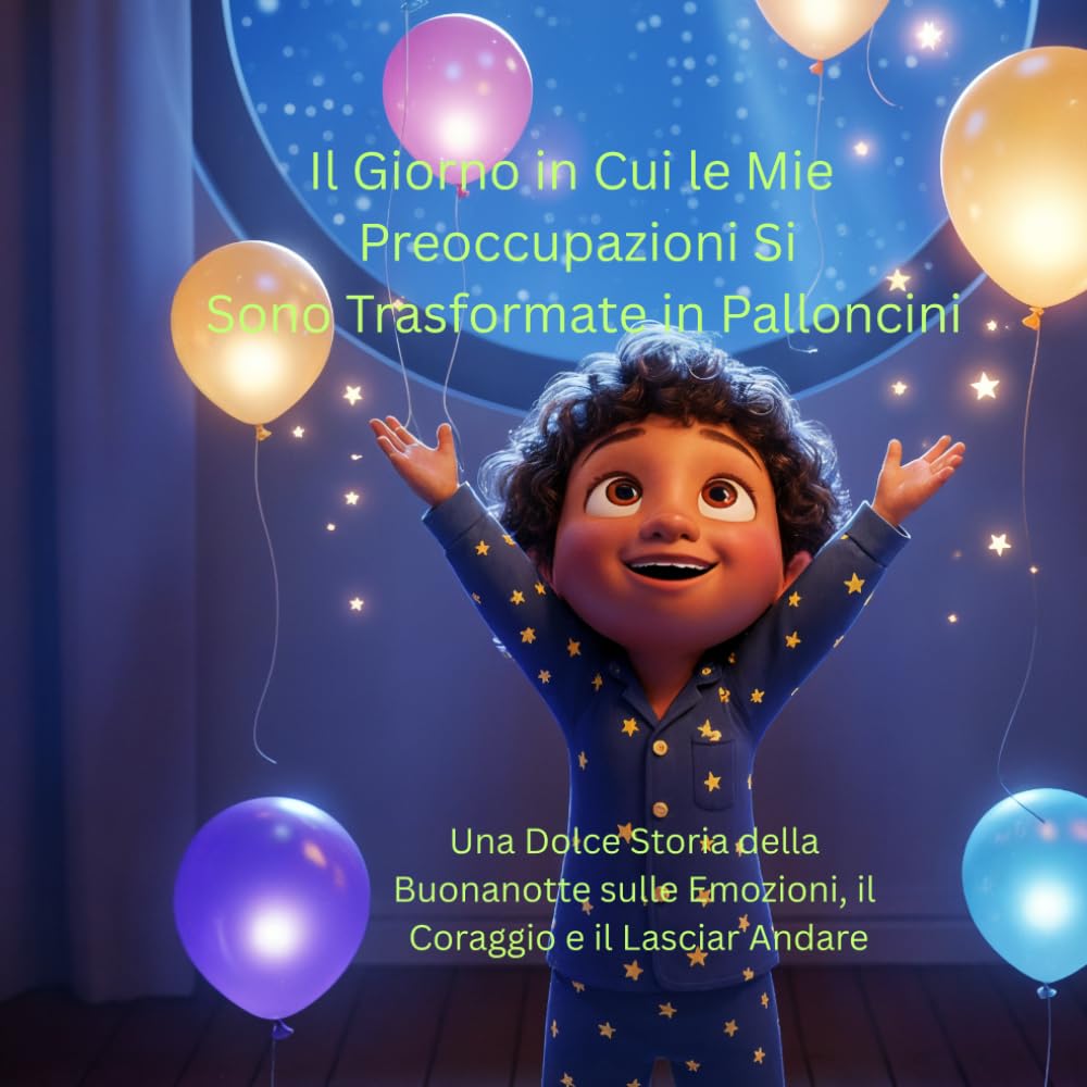 Il Giorno in Cui le Mie Preoccupazioni Si Sono Trasformate in Palloncini: Una Dolce Storia della Buonanotte sulle Emozioni, il Coraggio e il Lasciar Andare