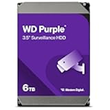 6TB WD Purple Surveillance Internal Hard Drive HDD - SATA 6 Gb/s, 256 MB Cache, 3.5