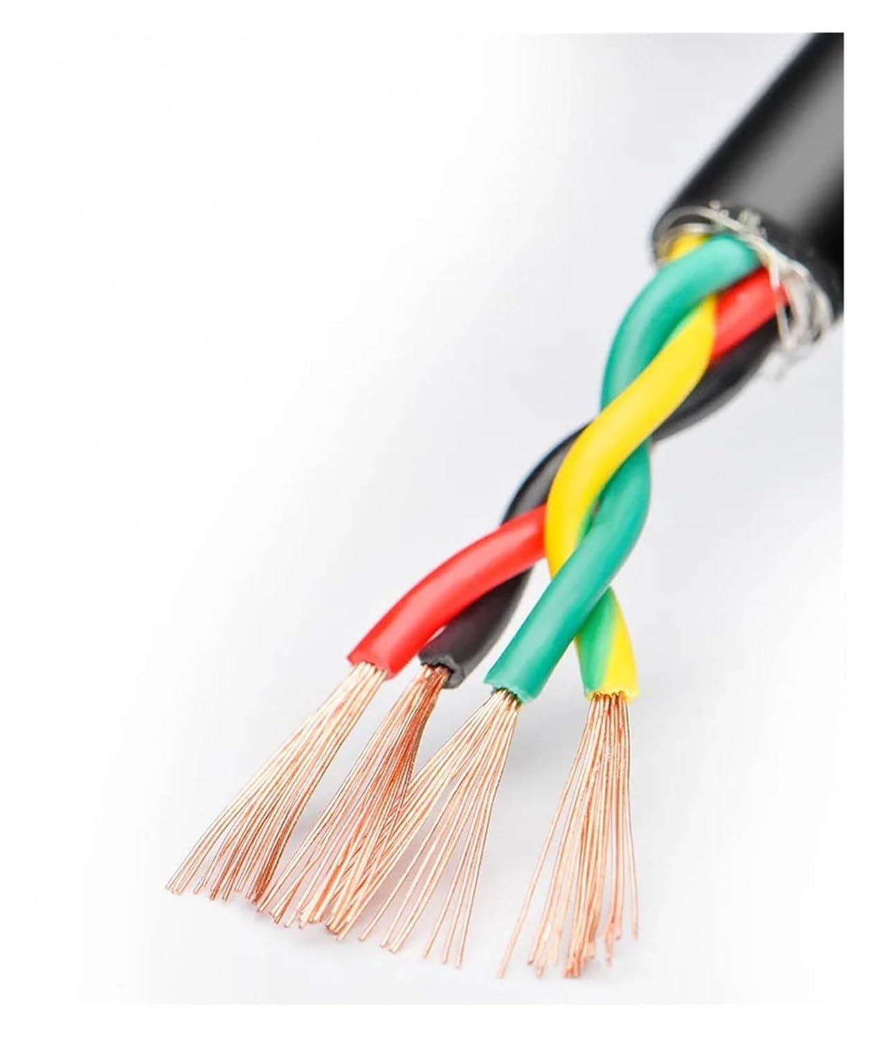 Cavo di Controllo Segnale Schermato Rame Torsadato RVSP, 6 nucleo 22awg 5m