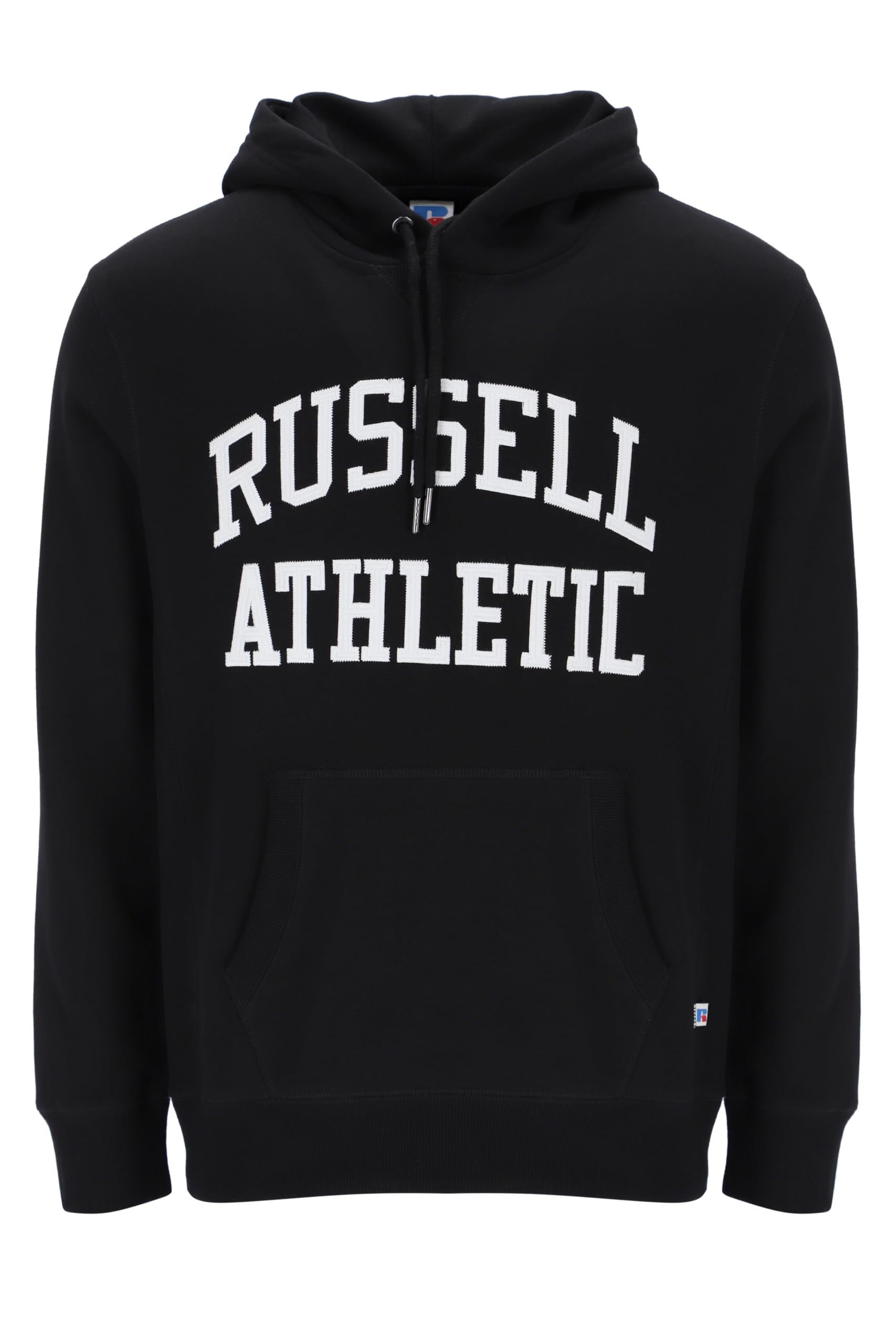 Russell Athletic Mens Iconic-pull Over Hoody Nuring Tunic, Black, S EU